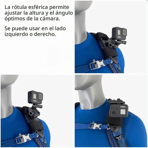 Vista 3 de Correa para el hombro para cámaras de acción de STUNTMAN Pack Mount