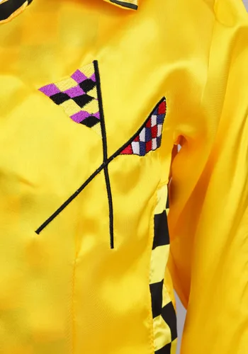 Vista 6 de Disfraz de Vestido Speedster Amarillo para Niña Multicolor