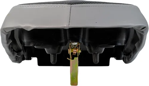 Vista 9 de AlveyTech Asiento de vinilo negro y gris para ATV de 90 cc - 150 cc