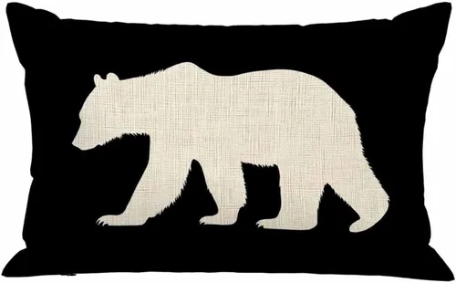 Vista 12 de Mugod Funda de cojín con diseño de lunares negros, sin costuras, para cama, sofá, oficina, 20 x 30 pulgadas
