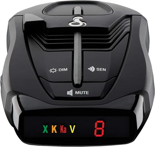 Vista 10 de Detector de Radar Láser Cobra RAD 480i – Detección de Largo Alcance, Bluetooth, Compatible con Apple CarPlay y Android Auto, Detección Delantera