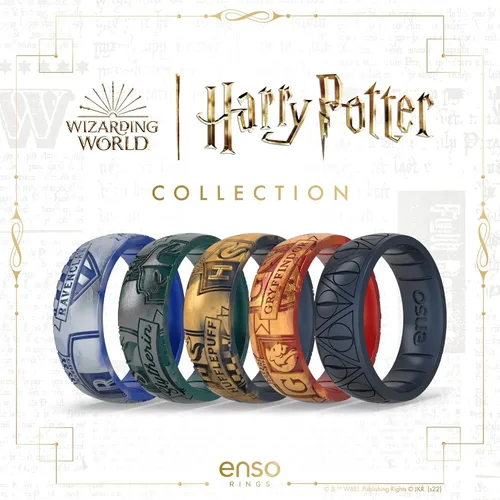 Vista 2 de Enso Rings Wizarding World of Harry Potter Collection - Cómodos anillos de silicona