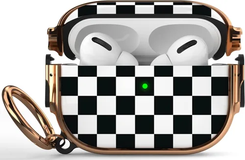 Vista 37 de Maxjoy Funda para AirPods 3 con cerradura, funda protectora rígida de 3ª generación para AirPod de 3ª generación para mujeres y hombres con llavero