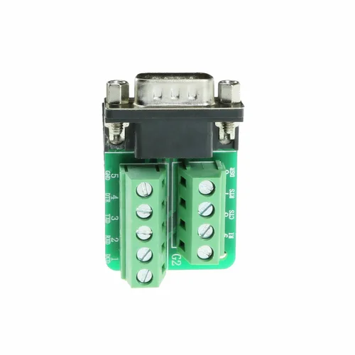 Vista 4 de TwinkleBay DB9 - Placa de conexión macho RS232 Serial a DSUB, módulo de señal de conector de bloque de terminales, paquete de 3