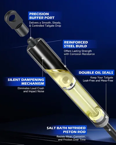 Vista 5 de Orion Motor Tech Kit de asistencia para puerta trasera de camión, kit de asistencia de elevación para portón trasero compatible con Chevy Silverado