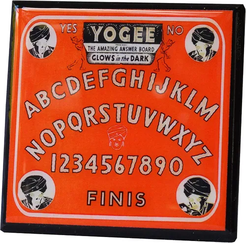 Vista 6 de Vintage Halloween Spirit Board Drink Coaster Set