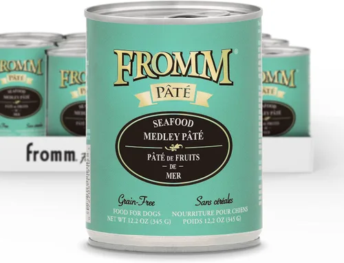 Vista 11 de Fromm Comida para perros con paté de carne de res y cebada - Comida húmeda prémium para perros - Receta de carne de res - Caja de 12 latas