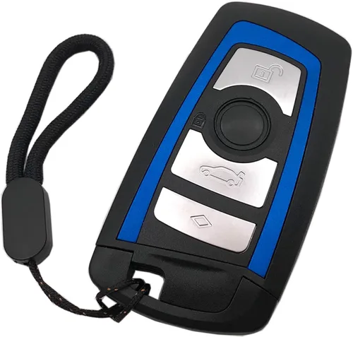 Vista 8 de Funda para llavero inteligente con control remoto para BMW 1 3 4 5 6 7 F Series X3 X5 M2 M5 F10 235ix 320 Funda para llavero (negro)