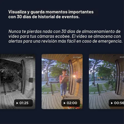 Vista 11 de ecobee Total Security Bundle Suscripción avanzada de 1 año de Smart