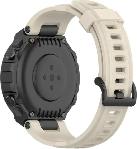 Vista 2 de BabyValley Correa compatible con Amazfit T-Rex/T-Rex Pro Band de silicona suave, pulsera de repuesto para Amazfit T-Rex/T-Rex Pro Sport Correa Beige