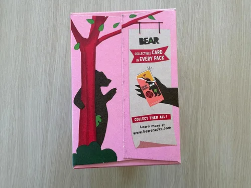 Vista 6 de Bear - Rollos de fruta real, paquete variado de fresa y frambuesa, 48 rollos (24 unidades, 2 rollos por paquete)