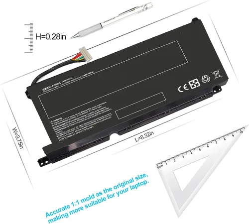 Vista 6 de PG03XL - Batería de repuesto HP Pavilion Gaming 15-DK 15T-DK 15-EC para HP Pavilion 15-DK0XXX 15-DK0056WM 15-DK0068WM 15-DK0055NR 15T-DK200