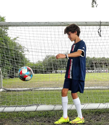 Vista 8 de PAIRFORMANCE Uniformes de fútbol para niños, camiseta deportiva de equipo y pantalones cortos para niños, ropa deportiva, unisex, de 4 a 14 años