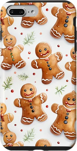 Vista 12 de Christmas Gingerbread Man Pattern for Girls Cute Xmas Baking Case for iPhone 17