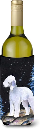 Vista 136 de Caroline's Treasures SS8447CC Starry Night English Bulldog - Enfriador para latas o botellas, lavable, funda plegable con aislamiento para bebidas