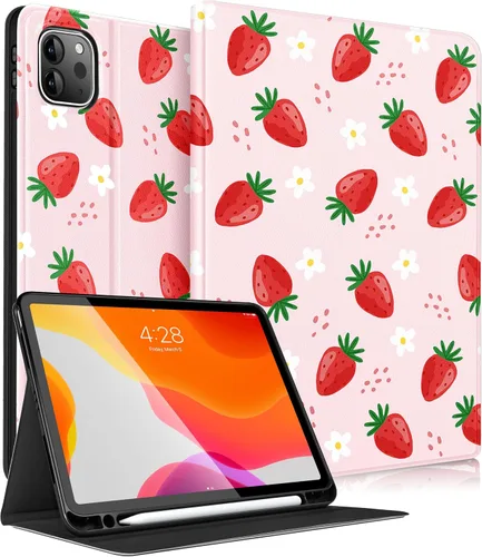 Vista 10 de Uppuppy Funda para iPad Air de 11 pulgadas (M2/M3), Air 5ª/4ª Generación 10.9, Pro 11'' Funda Linda para Niños Mujeres Niñas Folio Sol Luna Soporte