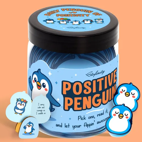 Vista 16 de Tarro de pepinillos positivos, 60 tarjetas de afirmación, regalos de AA. Encurtido positivo