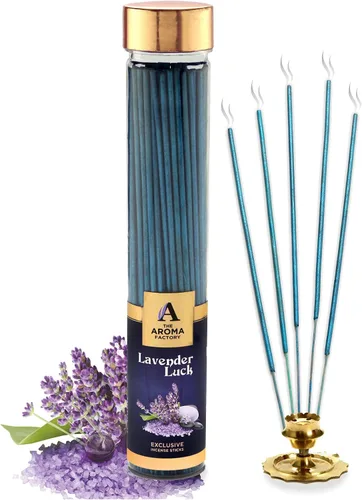 Vista 14 de The Aroma Factory Agarbatti for Pooja, Attar Jannat Ul Firdaus Perfume Varillas de incienso, sin carbón y bajo contenido de humo, Agarbatti