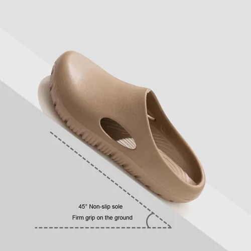 Vista 5 de Zuecos de jardín para mujeres y hombres, sandalias de enfermería con soporte de arco, cómodas, antideslizantes, impermeables, zapatos de trabajo