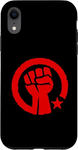 Vista 8 de Funda para iPhone 14 Rebel Red Socialist Fist