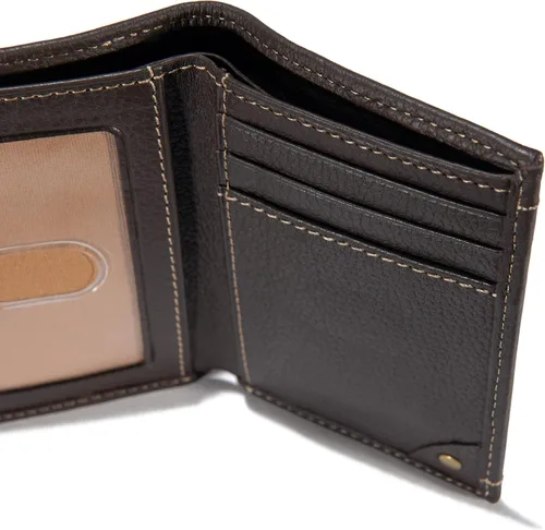 Vista 6 de Carhartt Carteras duraderas de tres pliegues, disponibles en estilos de cuero y lona