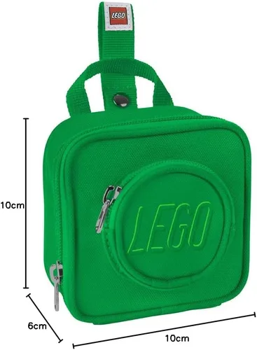 Vista 33 de LEGO Mini mochila de ladrillo para niños, Verde, Lego Mini mochila Brick