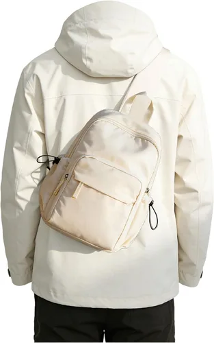 Vista 12 de SEAFEW - Mochilas tácticas tipo bandolera, Beige, Mochilas Daypack