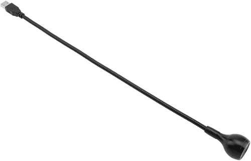 Vista 9 de Luz de computadora de cuello de cisne, lámpara de escritorio portátil USB LED de cuello flexible de 1 W, lámparas con puerto de carga USB para 04