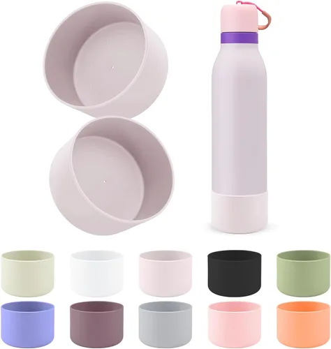 Vista 17 de 2 botas de silicona compatibles con Owala FreeSip Twist de 24 onzas Brisa helada