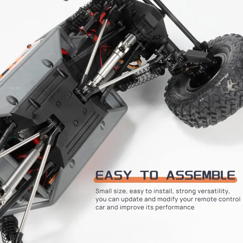 Vista 6 de Eje de transmisión universal de acero inoxidable para 1/18 RC Rock Crawler Axial UTB18 Capra Unlimited Trail Buggy
