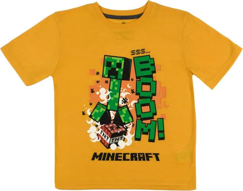 Vista 3 de Minecraft Creeper - Juego de 4 camisetas para niños, 4