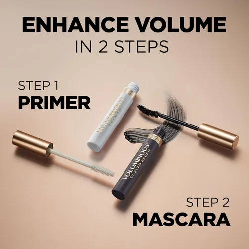 Vista 6 de L'Oreal Paris Makeup Voluminous Original Volume Building Mascara con cepillo curvado, negro, 2