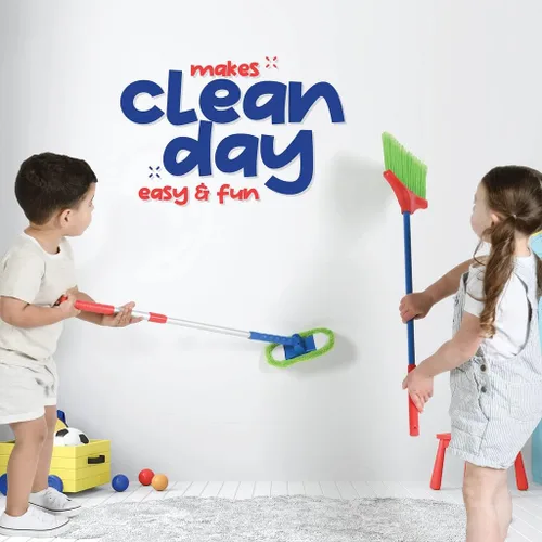 Vista 3 de Play22 Juego de limpieza para niños de 4 piezas - Juego de limpieza
