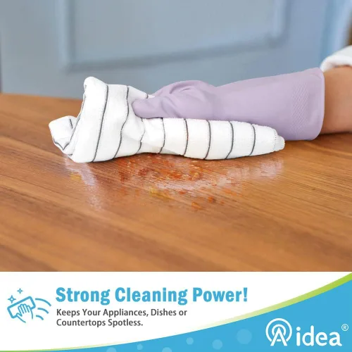 Vista 3 de AIDEA - Paños de limpieza de microfibra, muy suaves, altamente absorbentes, sin pelusas, sin rayones; para uso en el hogar, cocina, automóvil