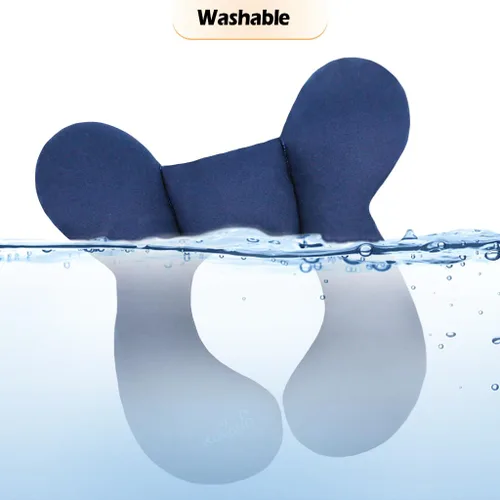 Vista 8 de KAKIBLIN Almohada para el cuello del bebé, almohada de la ayuda de la Azul