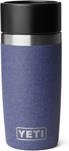 Vista 39 de YETI Rambler - Botella de viaje de 8 onzas, acero inoxidable, aislada al vacío con tapa a prueba de fugas, color negro