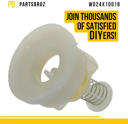 Vista 5 de PartsBroz WD24X10018 - Conjunto de pistón y tuerca, compatible con lavavajillas General Electric Kenmore Hotpoint Amana, reemplaza a AP2617344