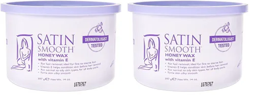 Vista 21 de Cera de depilación para cabello Satin Smooth Aloe Vera 14oz.