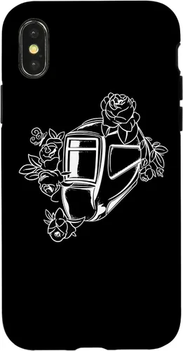 Vista 5 de iPhone 12 mini flores de soldadura - Soldador y Ironworker mamá caso