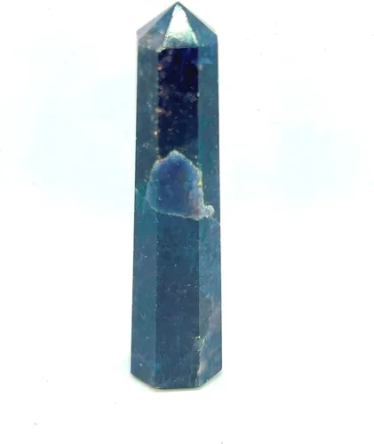 Vista 16 de WholesaleGemShop - Torre de obelisco de piedras preciosas de 3 pulgadas, faceta gigante, cristal de roca de Aura Rock Natural pulido Earth Wand