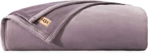 Vista 52 de UGG Coco - Manta acogedora para sofá y cama, 50 x 70 pulgadas, color negro (tinta)