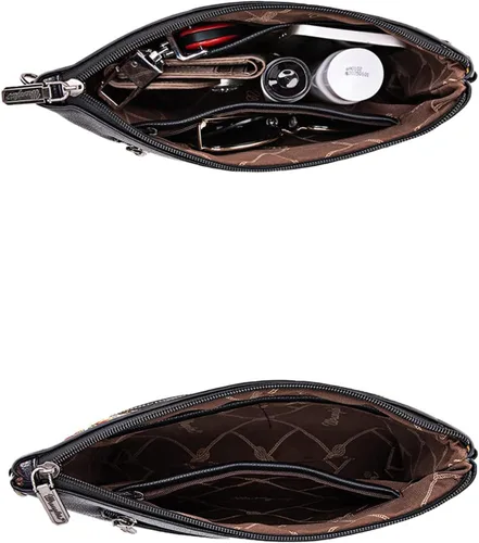 Vista 5 de Wrangler - Bolsos de hombro para mujer, estilo vintage, cartera cruzada