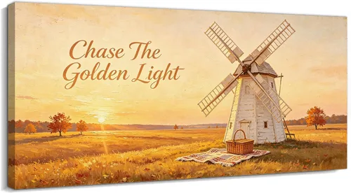 Vista 14 de TIMUBA Lienzo decorativo de pared de otoño de lago, citas de otoño Decoración de pared de otoño-01