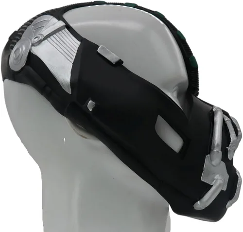 Vista 5 de JDKOD Bane Mask Head The Dark Knight Rises Batman Cosplay Prop Disfraz