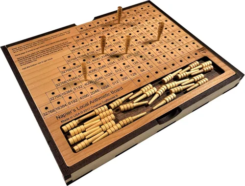 Vista 3 de Napiers Local Arithmetic Board - A Unique Mathematical Tool for Quick Calculation - Montessori Teaching Aid