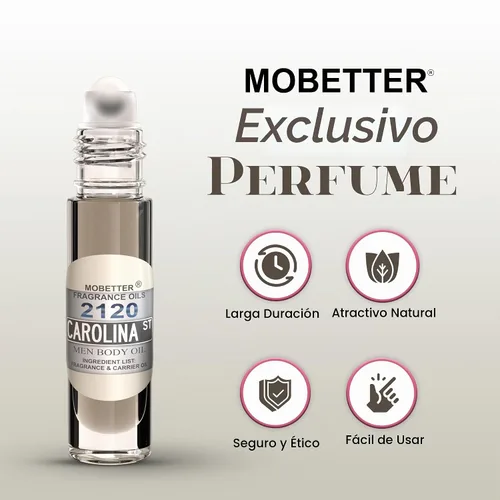 Vista 2 de MOBETTER FRAGRANCE OILS 2120 Carolina Street Men Perfume Aceite Corporal