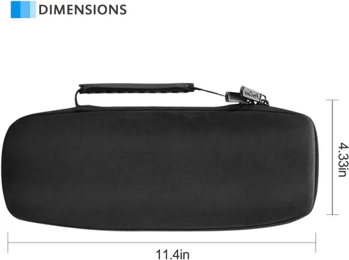 Vista 6 de ProCase Funda de transporte para JBL Charge 5 / Charge 4, funda protectora rígida de viaje para JBL Charge 5 Charge 4, altavoz inalámbrico portátil