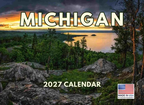 Vista 24 de Calendario de Alabama 2026 para pared, 12 meses, mensual, recuerdos escénicos de AL Hecho en Estados Unidos