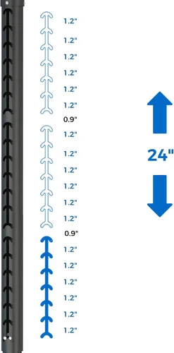 Vista 3 de Soporte para proyector, altura ajustable de 55 a 79 pulgadas, soporte de techo universal de movimiento completo, peso máximo de 22 libras y brazos