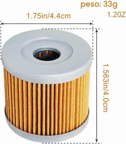 Vista 3 de 4pcs 131 Filtro de aceite para SUZUKI LTZ90 QuadSport 2007-2009